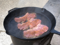 スキレットを使って激ウマステーキ